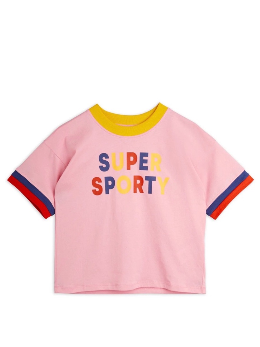 Mini Rodini Pink “Super Sporty” tshirt and leggings set. 3-5 years (104/110)